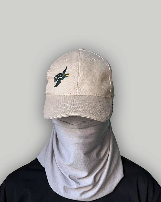 Beige Emblem Cap